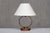 Scandinavian Modern Ring Table Lamp in Brass, Walnut and Silk, Sweden, 1940s For Sale - Image 11 of 11