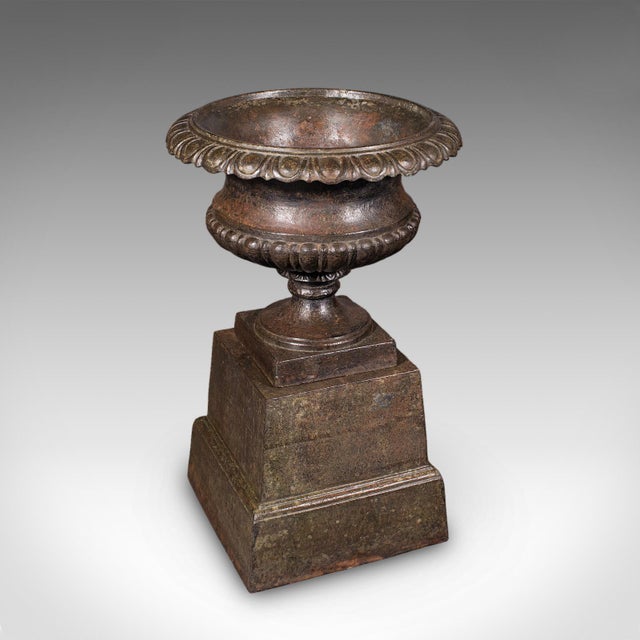 Pair of Antique Garden Planters, English, Outdoor Display Urn, Victorian, c.1850 For Sale - Image 4 of 12