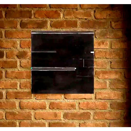 Soreff, Helen American 1926 - 1998 Abstract Composition in Black Oil on canvas 20 x 20 x 1.25 in. Signed on verso Majorfr...