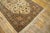 Mid 20th Century 1940s Ivory Medallion Antique Persian Tabriz Rug 4'0" X 7'6 Handknotted Wool Carpet For Sale - Image 5 of 6
