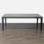 Bamboo table with tapered legs. Brand: Room & Board. Dimensions (in): 80W x 38D x 29H.