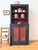 A provincial 19th century Swedish pine dresser. In dark blue and terracotta paint. Beautiful in its simplicity, colours...