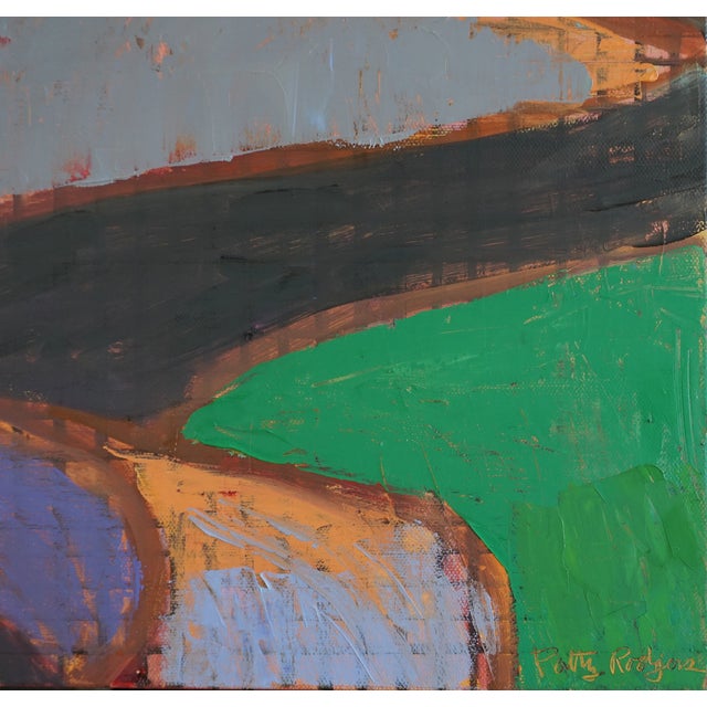 Contemporary Walkway in Grant Park Expressionism Oil Painting For Sale - Image 3 of 5