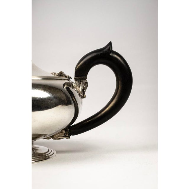 1950s Silver-Plated Metal Teapot from Christofle, France, 1950s For Sale - Image 5 of 14