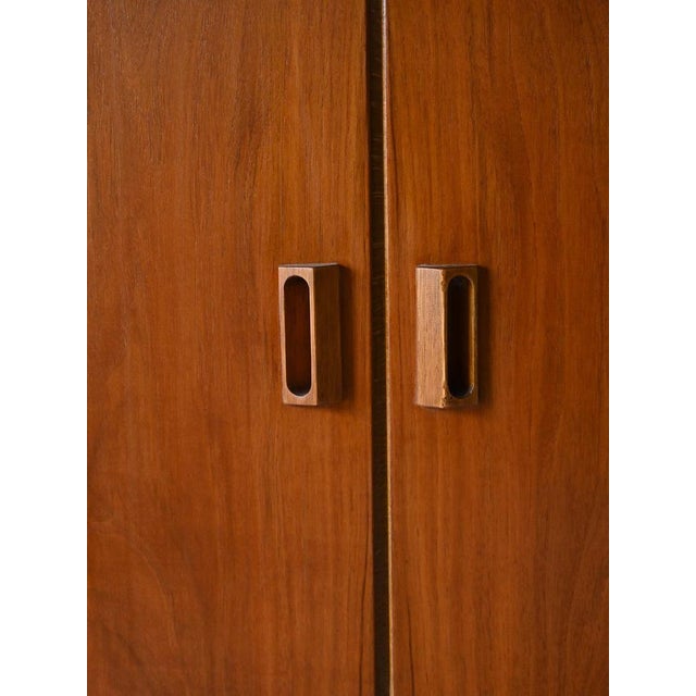 Brown Scandinavian Teak Sideboard, 1960s For Sale - Image 8 of 11