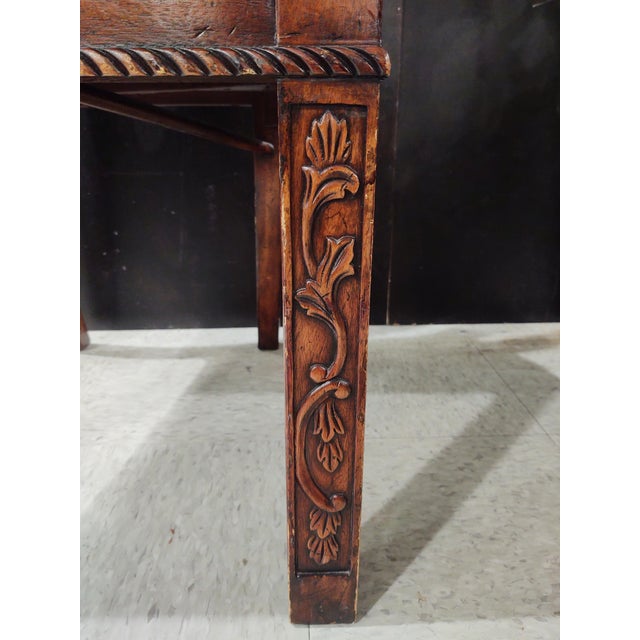 Jonathan Charles Buckingham Collection Mahogany Chippendale Dining Chairs For Sale - Image 9 of 14