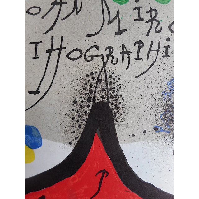 Joan Miró Vintage Ltd. Ed. Joan Miro Lithograph For Sale - Image 4 of 5