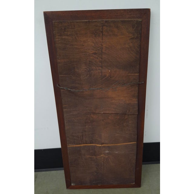 December 1874 Godey's Fashions Lithograph Mahogany Trumeau Mirror For Sale In Washington DC - Image 6 of 6