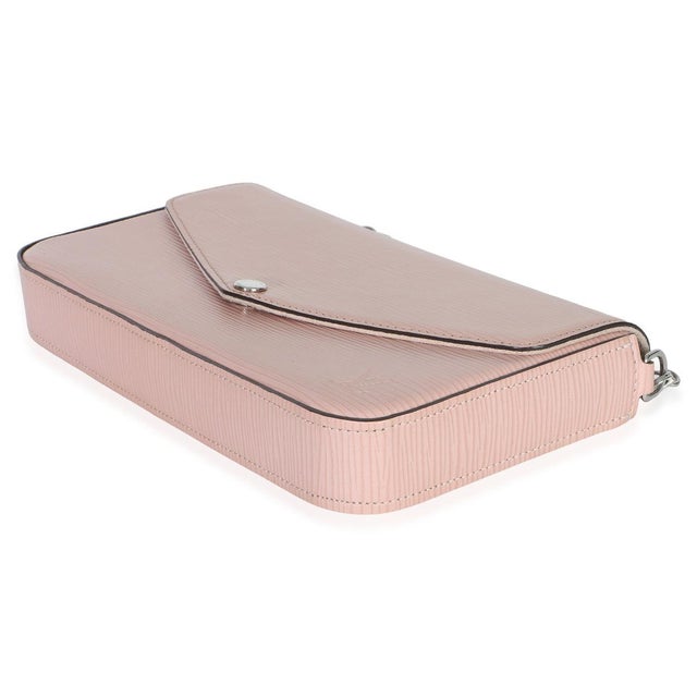 Pink Epi Leather Felicie Pochette For Sale In New York - Image 6 of 9