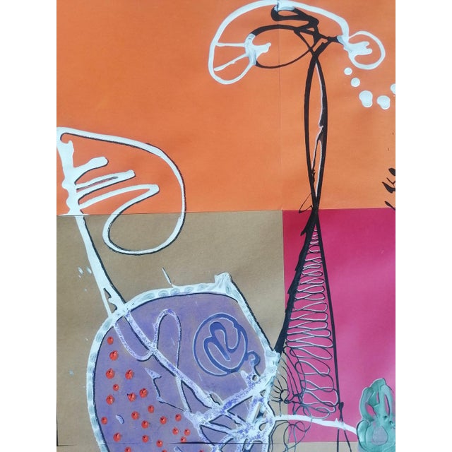 Stefano Mazzolini, Ga Opouj, 2017, Acrylic on Paper For Sale - Image 8 of 10