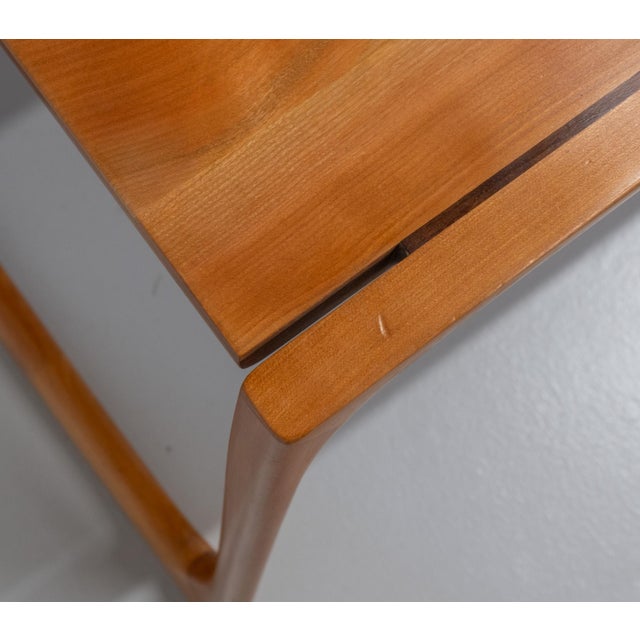 Brown Sculptural Maple Nest of Three Tables, 1970s, Set of 3 For Sale - Image 8 of 16