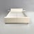 Wood Italian Modern Double Bed in White Wood by Benatti, 1970s For Sale - Image 7 of 18