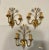 Italian Murano Glass Gold Gilded Sconces, Set of 3 For Sale - Image 3 of 9