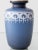 Vintage Blue and White Ceramic Table Lamp with New Liberty London Lampshade For Sale - Image 4 of 12