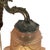 Antique Art Deco Wall-Mounted Lamp with Brass Base and Pink Satin Glass Shades For Sale - Image 6 of 11