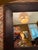 Wood Antique Mahogany Wood Beveled Wall Mirror Two Tone Folk Art Border Ca 1870 For Sale - Image 7 of 11
