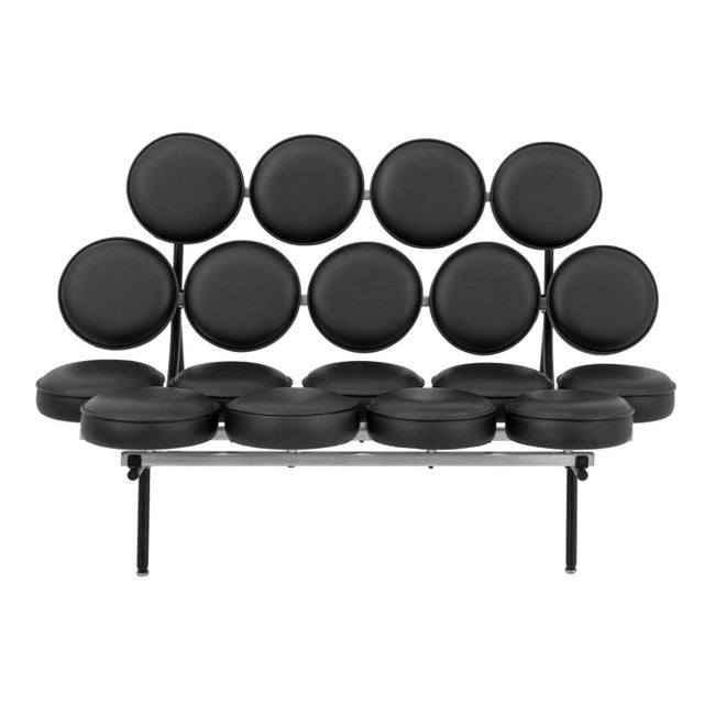 George Nelson and Associates for Herman Miller "Marshmallow" Sofa, originally designed 1956, this example 2012, eighteen...