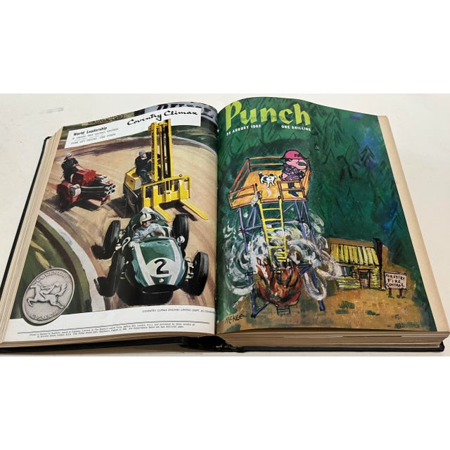 Illustration Punch Magazine July-December 1962 Bound Volume Art Politics Theatre For Sale - Image 3 of 13