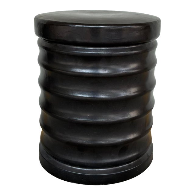 Made Goods Modern Bronze Huston Garden Stool For Sale