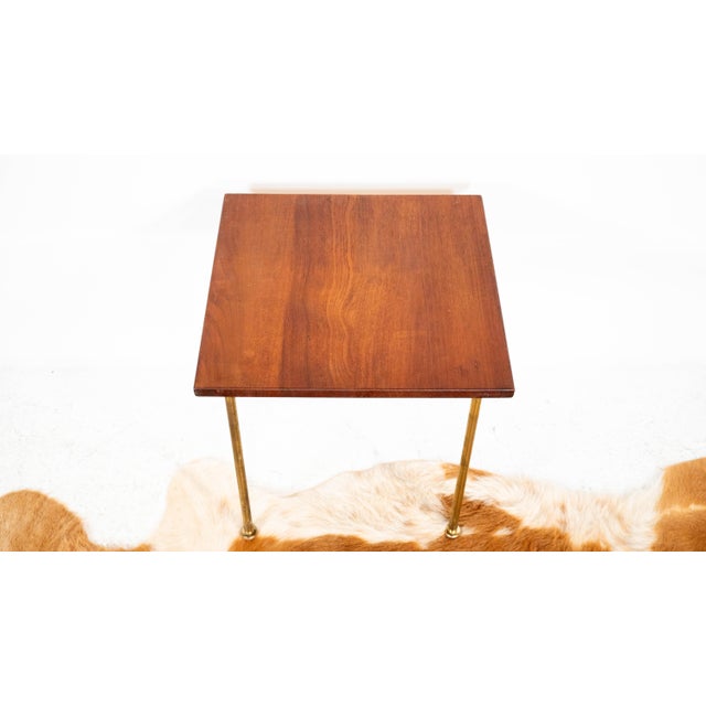 Mid-Century Modern Vintage Danish John Stuart for France & Søn Teak Side Table For Sale - Image 3 of 15