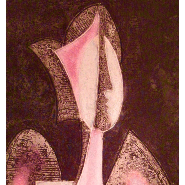 Byron Galves Pink Lady 1989 Reproduction Print For Sale - Image 4 of 8