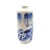 Vintage Chinese Blue & White Porcelain Snuff Bottle With Stopper Spoon (3.375") For Sale - Image 9 of 14