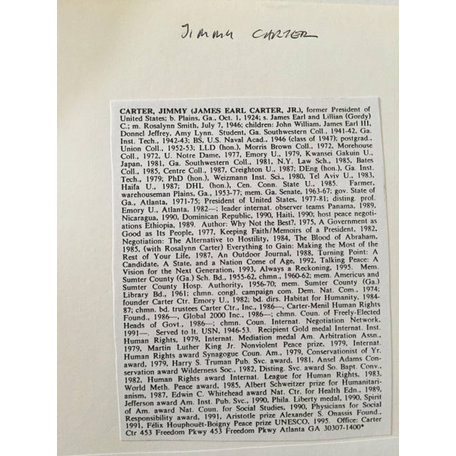 1970s Fred McDarrah, Vintage Photo SIlver Gelatin Photograph President Jimmy Carter by Fred Mcdarrah, 1976 For Sale - Image 5 of 7