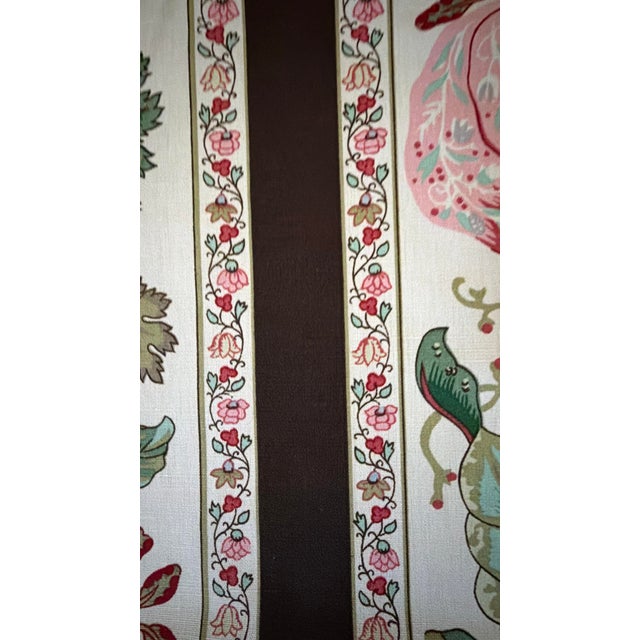 Textile Brunschwig & Fils br-70341.0.0 La Portugaise PRT Brown Stripe Fabric 9 1/2 Yards For Sale - Image 7 of 11