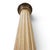 Antique Sculptural Church Candleholder in Wood, 1860 For Sale - Image 4 of 14