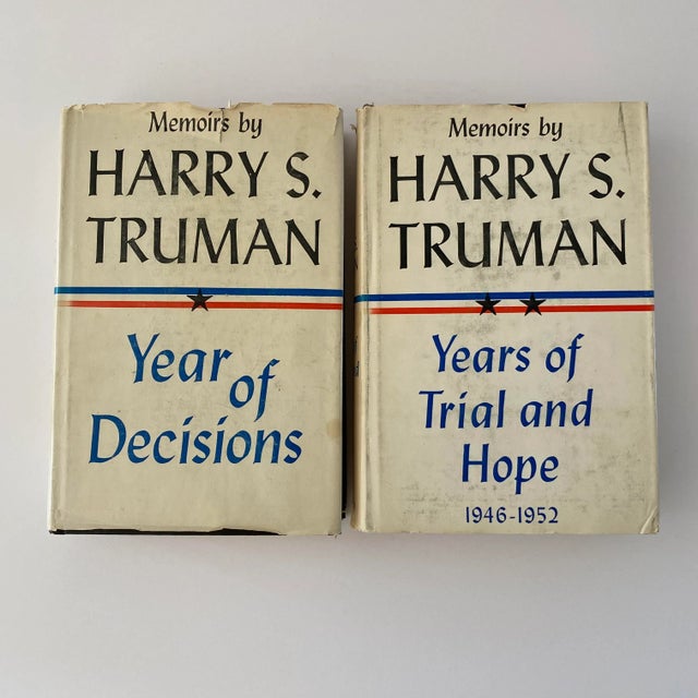 1955–1956 Harry S. Truman Memoirs First Edition Set With Dust Jackets For Sale - Image 13 of 13