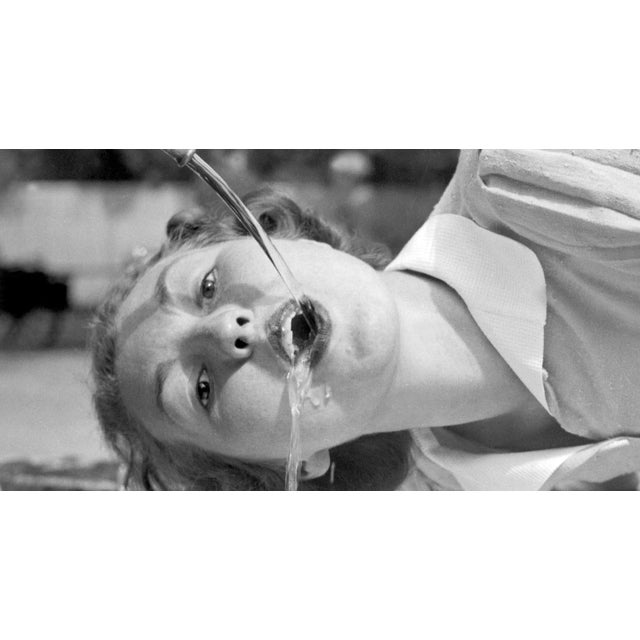 Traditional Woman Drinking From Well at Bad Cannstatt, Stuttgart Germany, 1935 For Sale - Image 3 of 5
