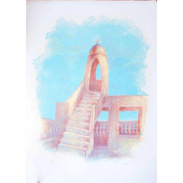 Hand signed and numbered by artist with pencil. Edition of 25 prints in Roman Numerals plus artist's proof. Very good...