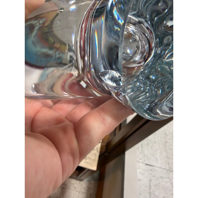 1970s Rare Timo Sarpaneva Finlandia Iittala Elongated Vase 7in For Sale In Atlanta - Image 6 of 8