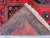 Turkmen Tribal Red Afghan Hand-Knotted Wool Runner - 5'1" X 13' For Sale - Image 4 of 11