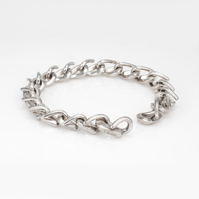 Tiffany & Co Forge Bracelet Sterling Silver Medium Link High