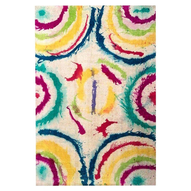 Abstract Modern “Daliesque” Wool Rug by Doris Leslie Blau For Sale