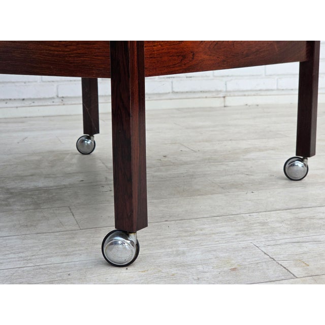 Danish Modus Side Table in Teak by Kristian Vedel for Søren Wiladsen, 1974 For Sale - Image 10 of 16