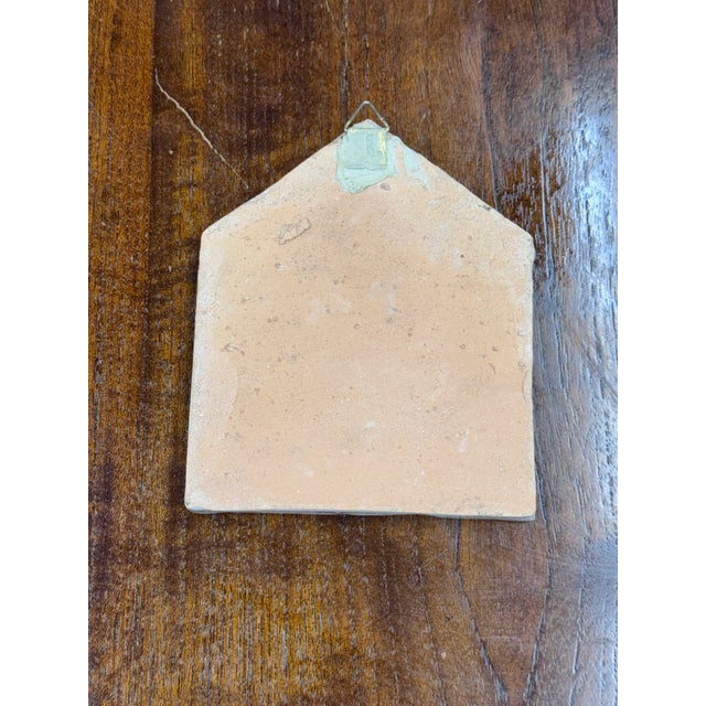 Italian Vietri First Stones Sicilian Sun Wall Plaque For Sale - Image 3 of 12