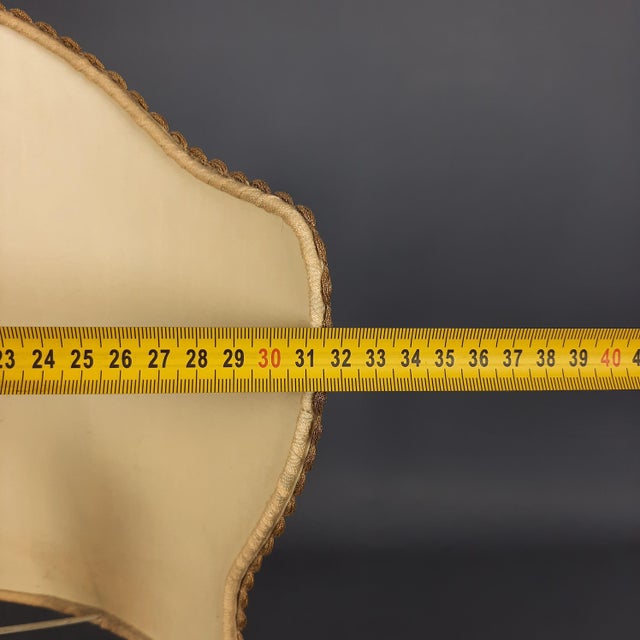 Abat Jour Table Lamp in Gilded Turned Wood, 1960s For Sale - Image 12 of 14