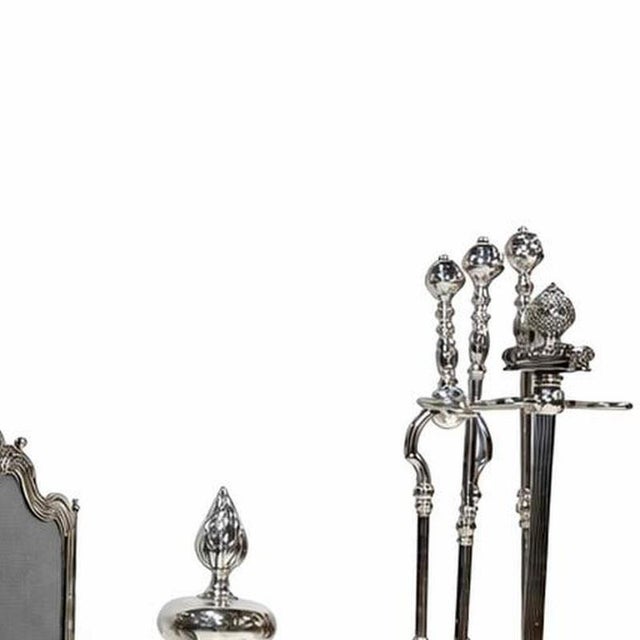 Fireplace Front and Utensils, Set of 4 For Sale - Image 4 of 6