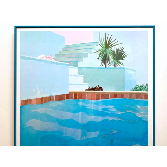 70's  DAVID HOCKNEY \"POOL AND STEPS\" 北欧 DAVID HOCKNEY Pool and Steps, 2021 – Art Wise Premium Posters