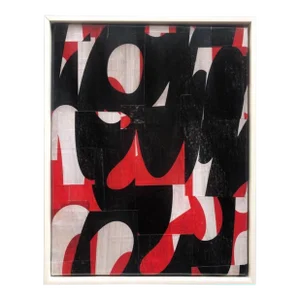 Cecil Touchon Original Collage on Canvas Titled pdp739ct14 2014