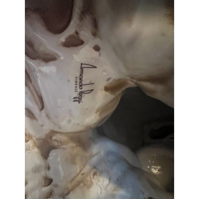 Black Armando Poggi - Oversized Ceramic Rooster With Vibrant Polychrome Glaze For Sale - Image 8 of 14