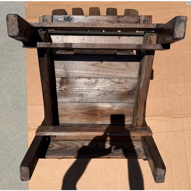 1940s Adirondack Chairs & Table -Three Piece Set For Sale In Los Angeles - Image 6 of 7