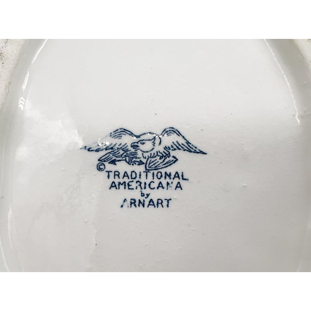 Vintage Arnart Traditional Americana White Turkey Gravy Tureen With Ladle - Thanksgiving / Farmhouse For Sale - Image 12 of 14
