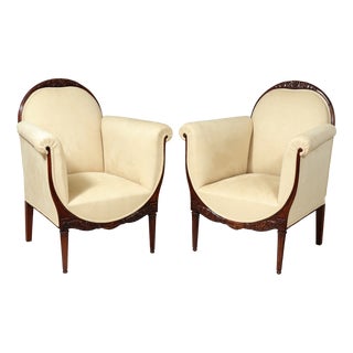 Set of French Art Deco Chairs by Paul Follot, 1925 For Sale