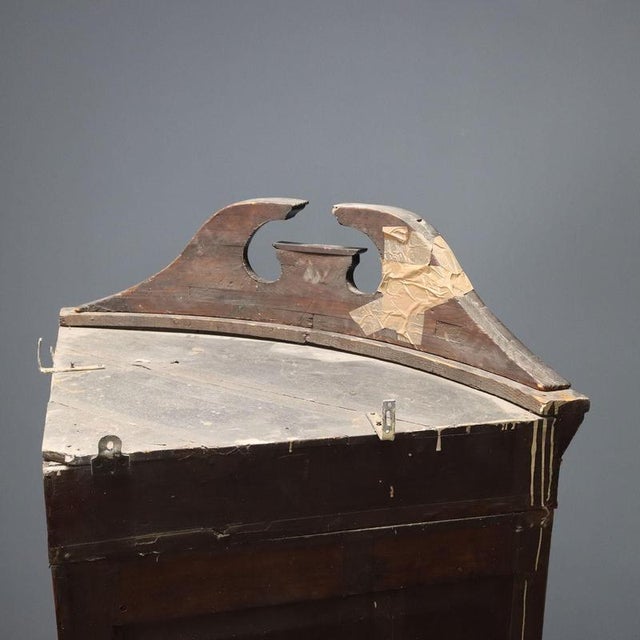 Dutch Mahogany Corner Cabinet For Sale - Image 12 of 14