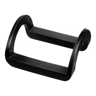 Modern Luxury Clean Lines Ralph Lauren Home Solid Metal Bookends For Sale