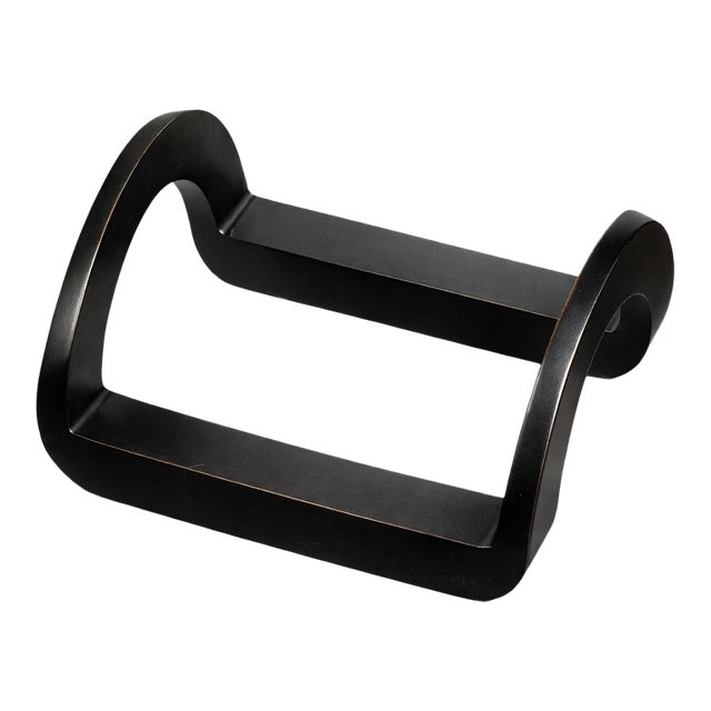 Modern Luxury Clean Lines Ralph Lauren Home Solid Metal Bookends For Sale