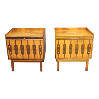Romweber Mid Century Rosewood Nightstands/Pair For Sale